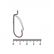 Гачки для риби, Siweida Single Beak SW-39121, 500шт/уп, колір RED, № 1/0